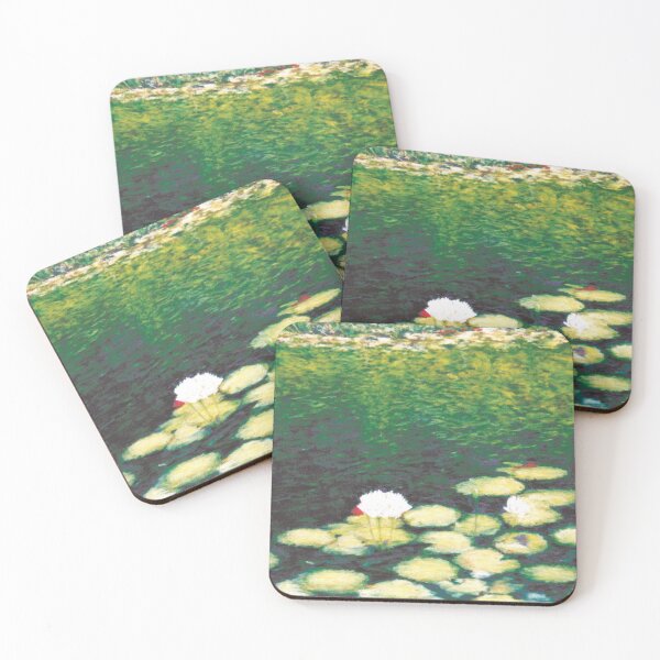 Item preview, Waterlilies on Green Pond designed and sold by Anne Huth.