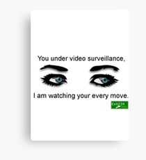 Video Surveillance Canvas Print