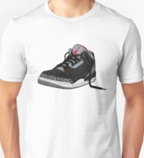 Air Jordan 3 (III) “BLACK & CEMENT” Unisex T-Shirt