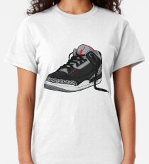 Air Jordan 3 (III) “BLACK & CEMENT” Classic T-Shirt