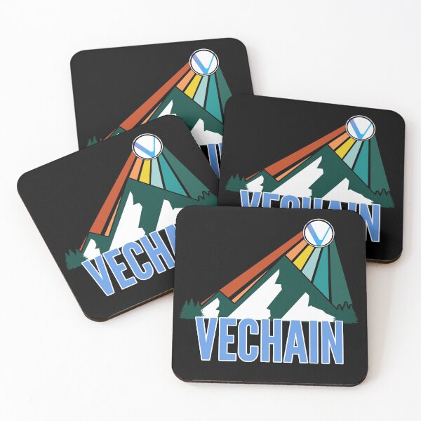 Item preview, Vechain Crypto Mountain Sun Rays designed and sold by Bitcoin-Fashion.