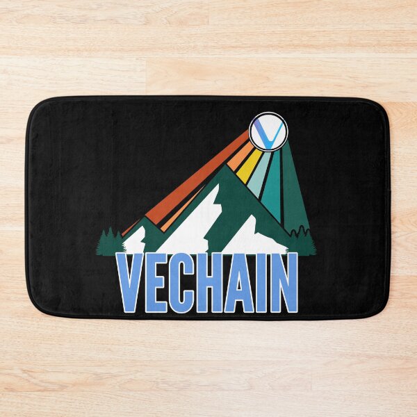 Item preview, Vechain Crypto Mountain Sun Rays designed and sold by Bitcoin-Fashion.