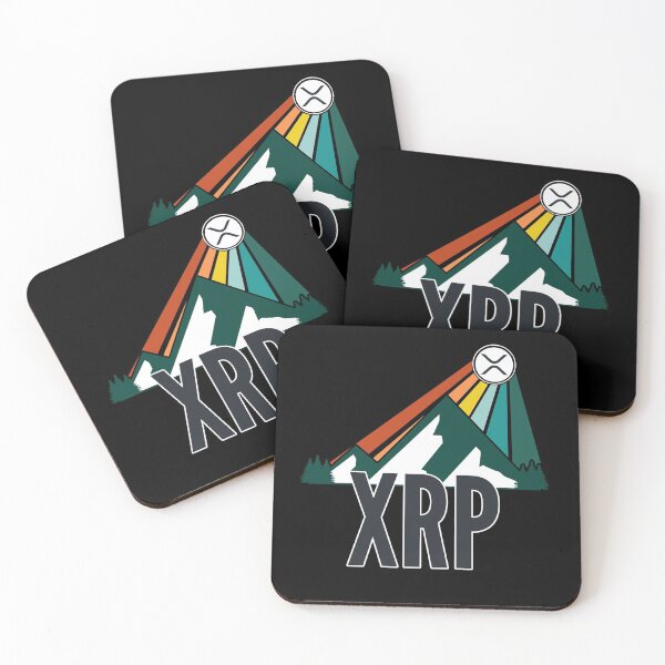 Item preview, XRP Crypto Mountain Sun Rays designed and sold by Bitcoin-Fashion.