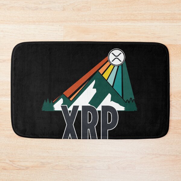 Item preview, XRP Crypto Mountain Sun Rays designed and sold by Bitcoin-Fashion.