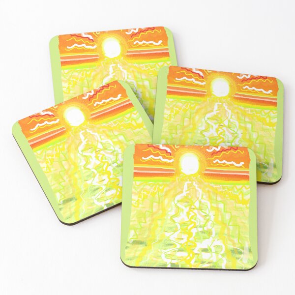 Item preview, HAND PAINTED OCEAN SUNRISE LEMON TWIST designed and sold by THE AMERICAN TEEVANGELIST.