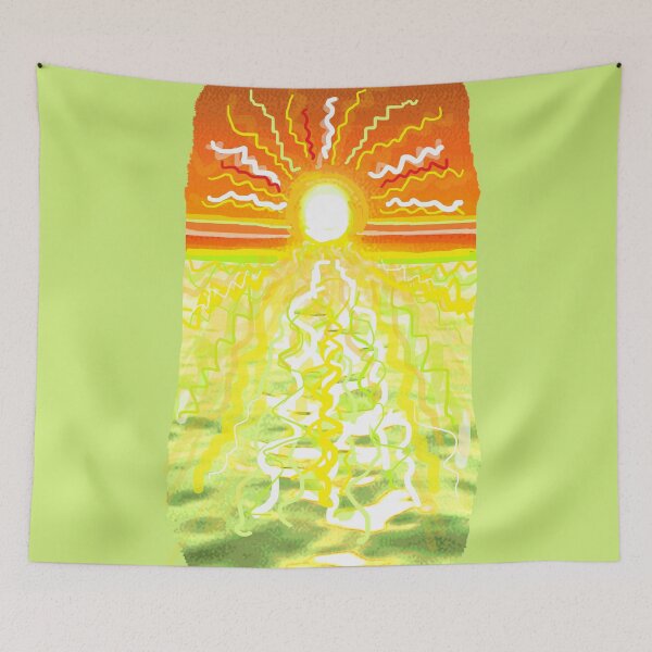 Item preview, HAND PAINTED OCEAN SUNRISE LEMON TWIST designed and sold by THE AMERICAN TEEVANGELIST.