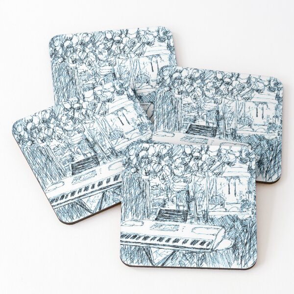 Item preview, Music Room with Cap Collection - Blue designed and sold by Anne Huth.
