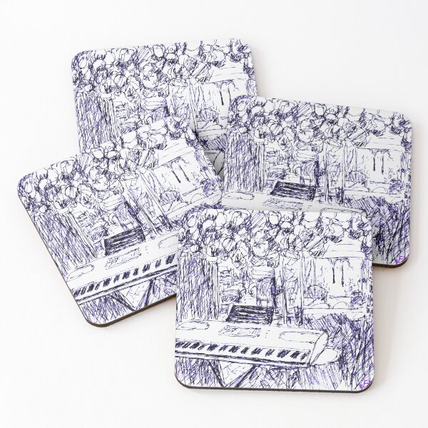 Item preview, Music Room with Cap Collection - Purple designed and sold by Anne Huth.