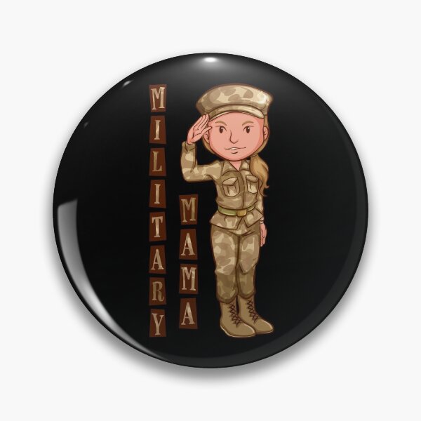 Item preview, Military Mama! (on Black) designed and sold by PawsitiveMum.