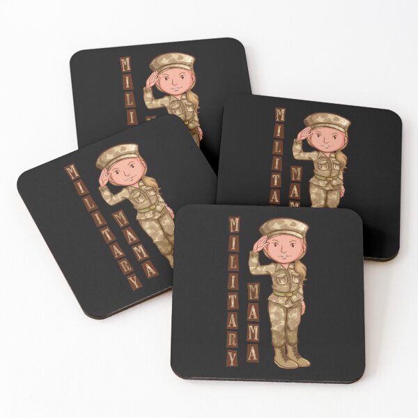 Item preview, Military Mama! (on Black) designed and sold by PawsitiveMum.