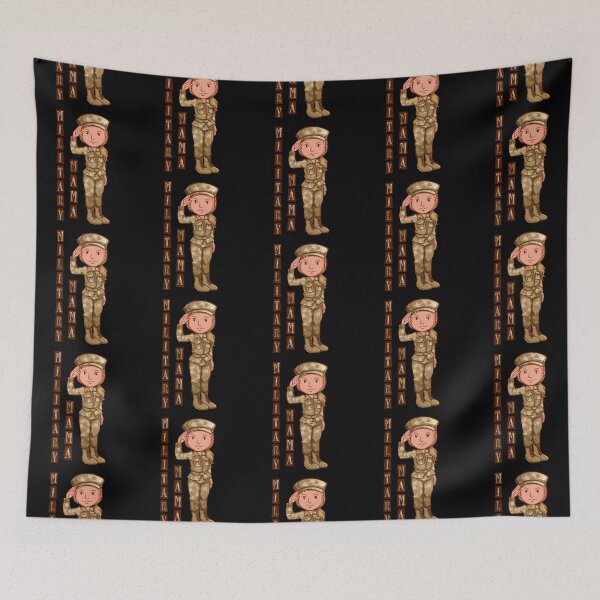 Item preview, Military Mama! (on Black) designed and sold by PawsitiveMum.