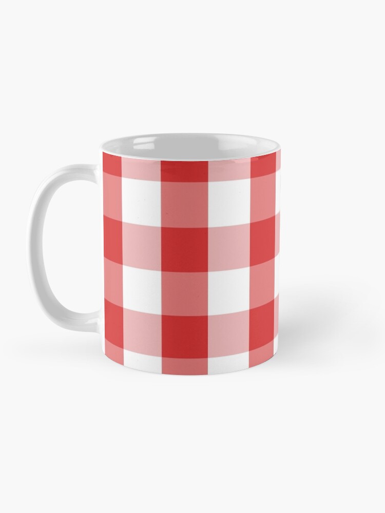 Alternate view of GINGHAM-RED Mug