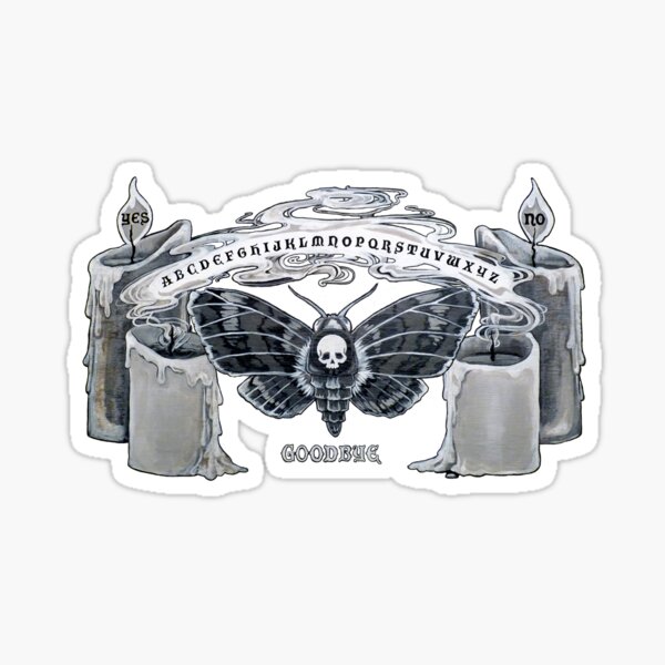 Moth Spirit Board Sticker