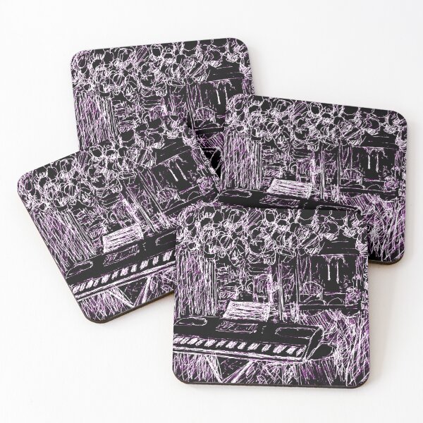 Item preview, Music Room with Cap Collection - Pink and Black designed and sold by Anne Huth.