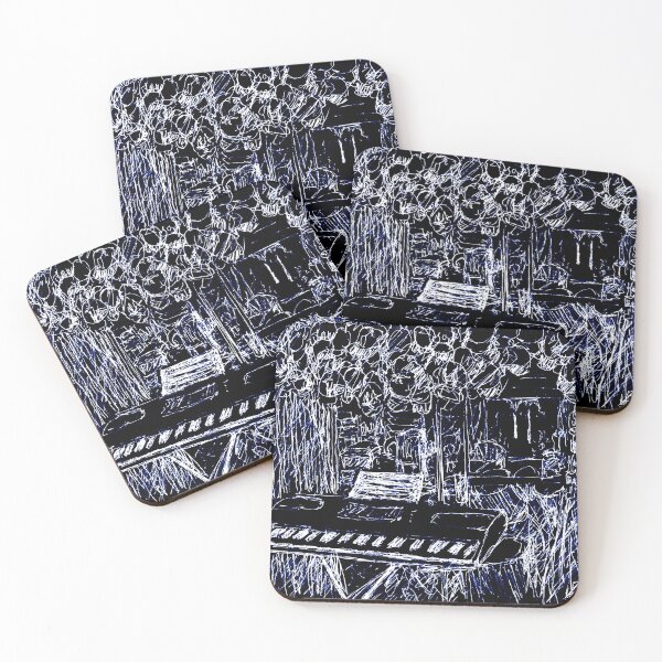 Item preview, Music Room with Cap Collection - Blue and Black designed and sold by Anne Huth.