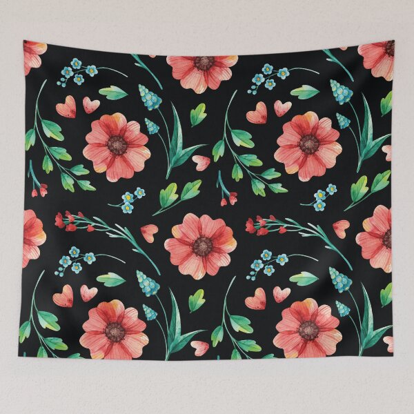 Item preview, Botanical Watercolor Spring Leaves And Flowers designed and sold by EVERTEESLOVER.