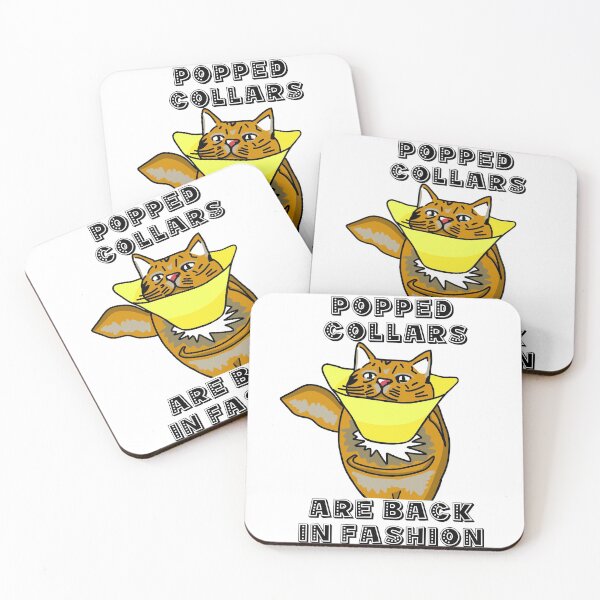 Item preview, Popped Collars Are Back In Fashion Cat designed and sold by GGLCrafts.