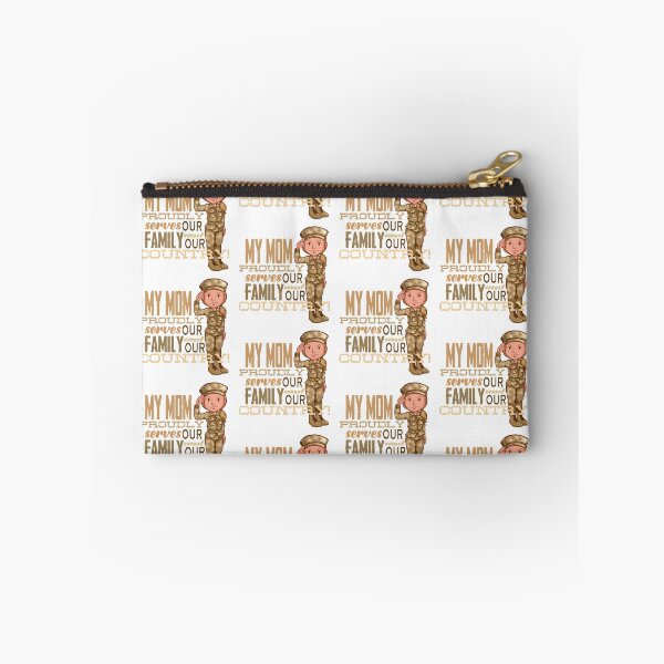 Item preview, My Mom Proudly Serves...! (on White) designed and sold by PawsitiveMum.