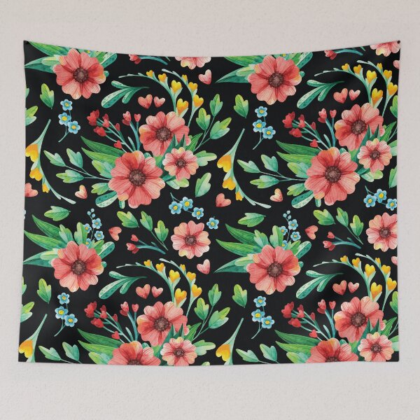 Item preview, Botanical Watercolor Leaves And Flowers designed and sold by EVERTEESLOVER.