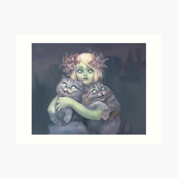 Haunted Art Print