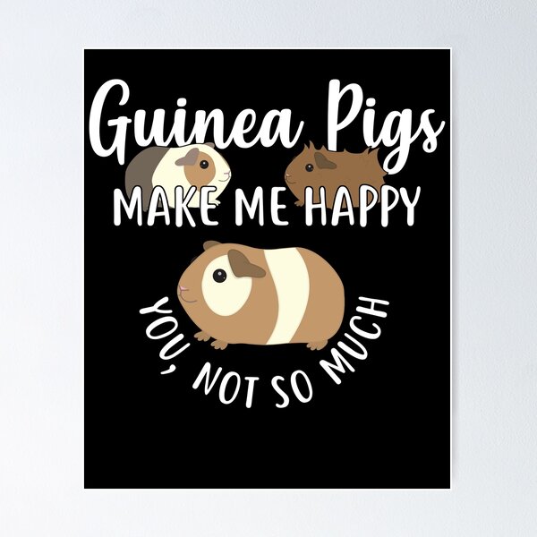 Item preview, Guinea Pigs Make Me Happy designed and sold by Clara Hollins.