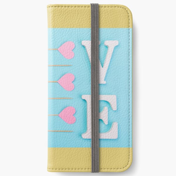 The shape of love iPhone Wallet