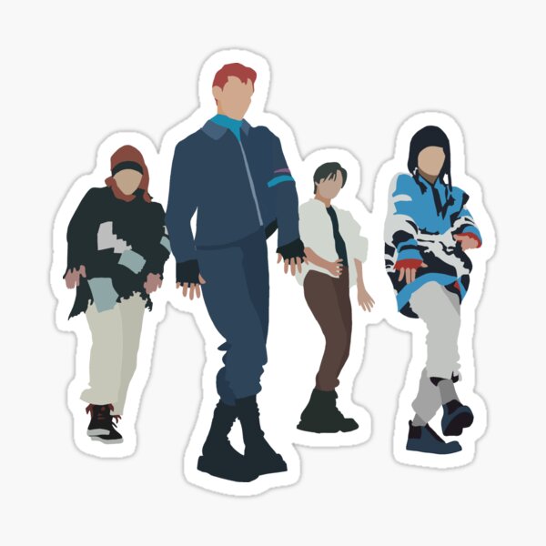 SHINee Don't Call Me Digital Illustration Sticker