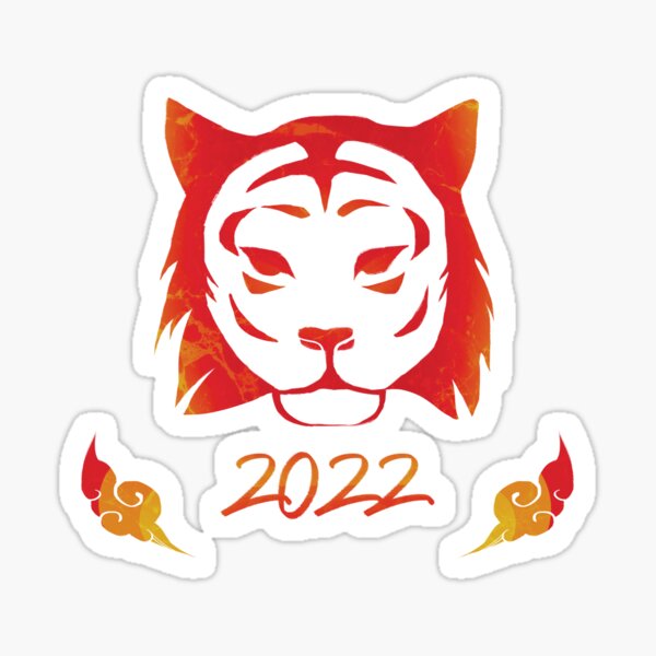 Chinese Zodiac Tiger 22 Stickers Redbubble