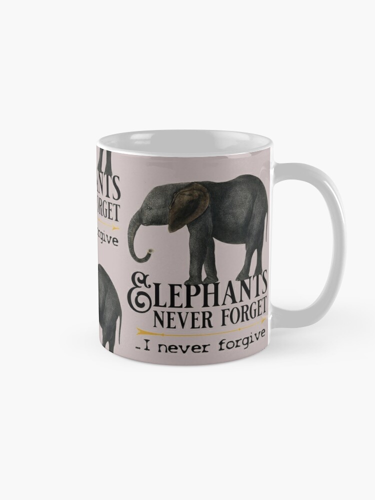 elephants never forget coffee