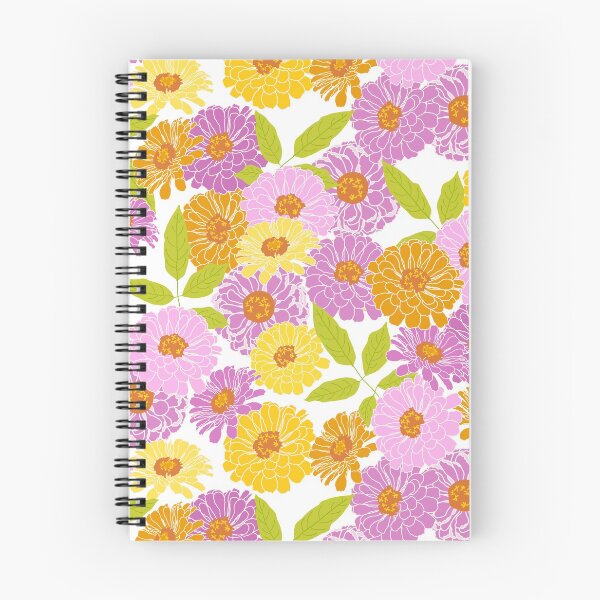 Item preview, Retro Zinnias designed and sold by southerlydesign.