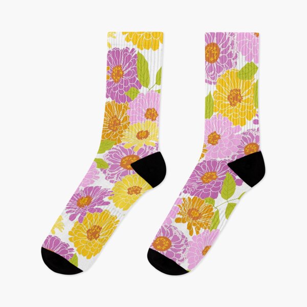 Item preview, Retro Zinnias designed and sold by southerlydesign.