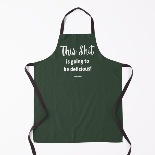 Green Apron Chef Baker Funny This Is Going To Be Delicious PCOS Apron