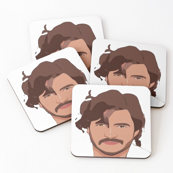 Item preview, Pedro Pascal Cartoon Messy Hair designed and sold by ecdato.