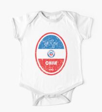Football - Chile (Distressed) One Piece - Short Sleeve