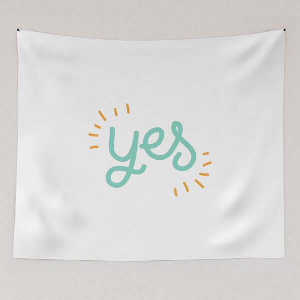 Item preview, Yes Say Yes Be Positive Be Affirmative Don't Say No designed and sold by Nathalie Aynié.