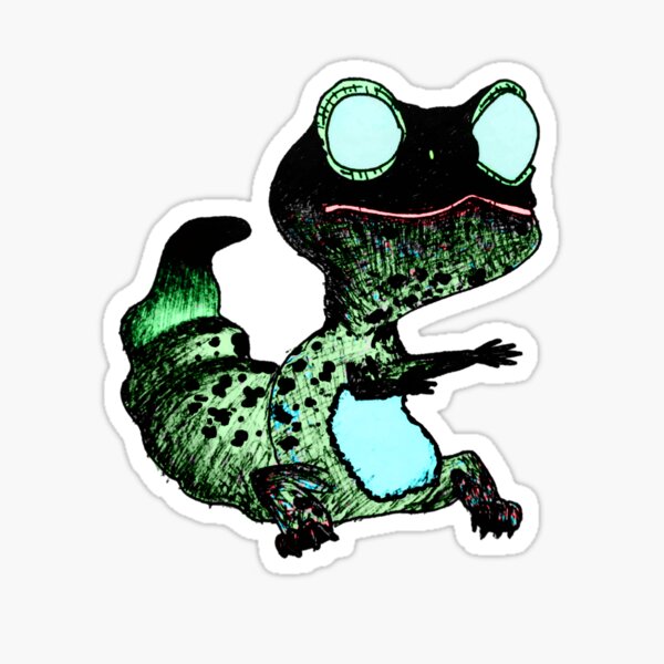 Item preview, Green Leopard Gecko designed and sold by Soooshe.