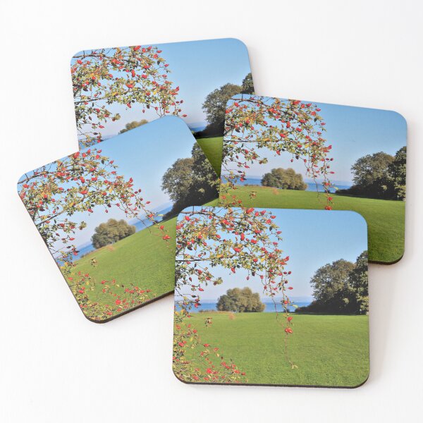 Item preview, Ocean Behind a Green Field designed and sold by Ayadsan.