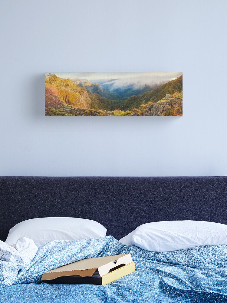 Thumbnail 2 of 3, Canvas Print, Dimmicks Lookout, Alpine National Park, Victoria, Australia designed and sold by Chockstone.