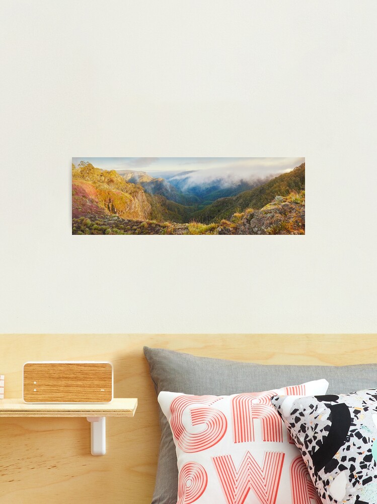 Thumbnail 2 of 3, Photographic Print, Dimmicks Lookout, Alpine National Park, Victoria, Australia designed and sold by Chockstone.