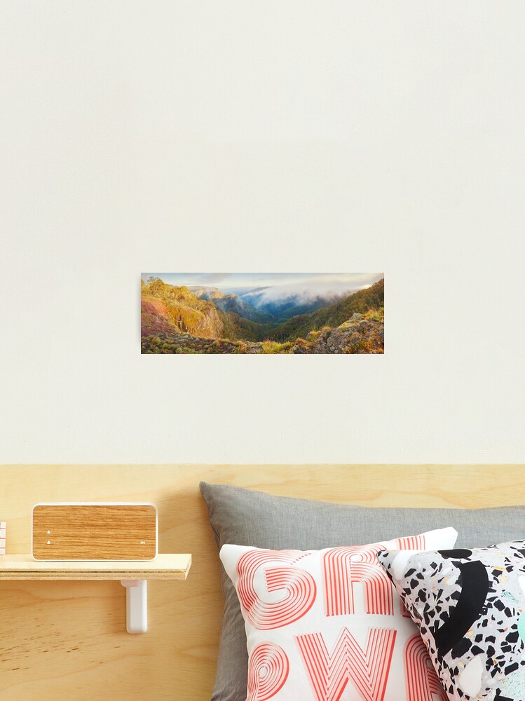 Thumbnail 2 of 3, Photographic Print, Dimmicks Lookout, Alpine National Park, Victoria, Australia designed and sold by Chockstone.