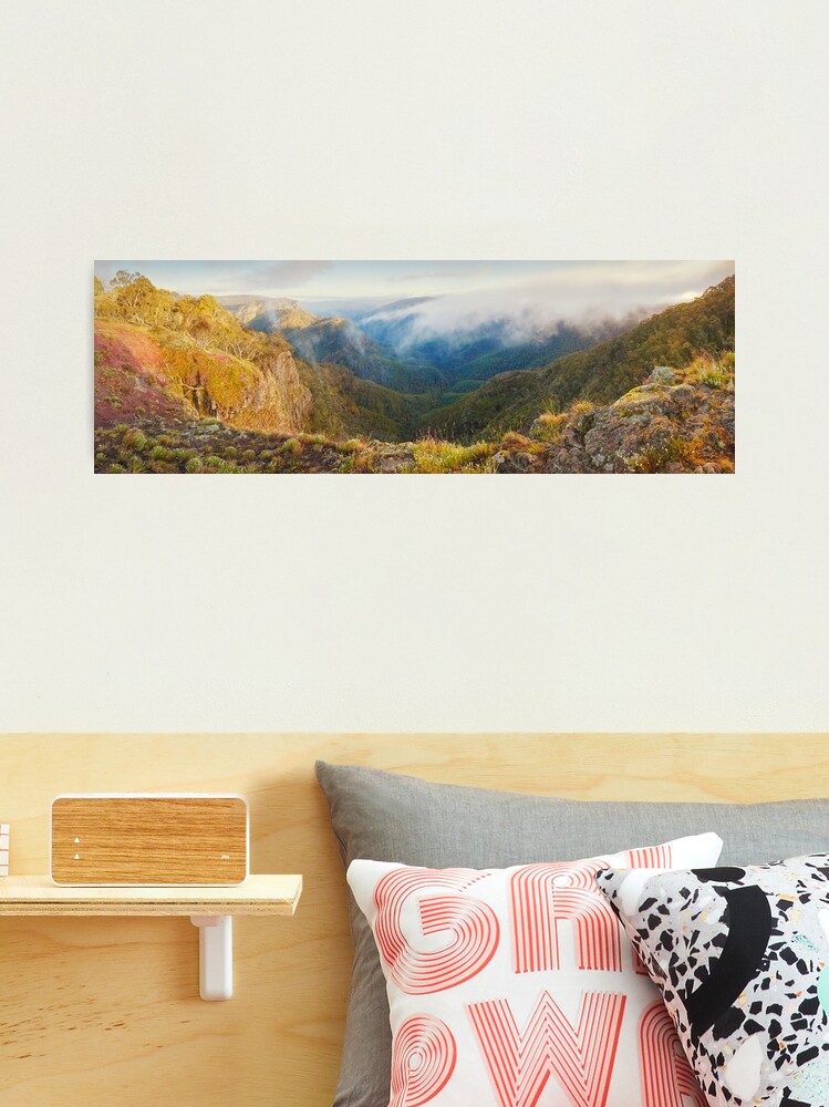 Thumbnail 2 of 3, Photographic Print, Dimmicks Lookout, Alpine National Park, Victoria, Australia designed and sold by Chockstone.