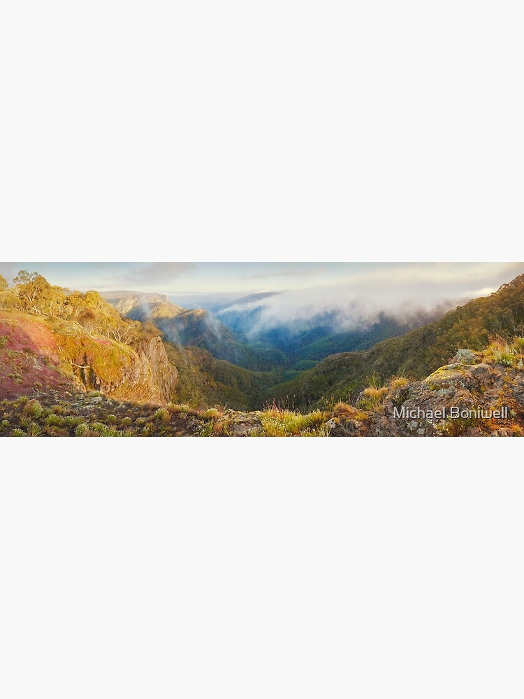 Thumbnail 3 of 3, Canvas Print, Dimmicks Lookout, Alpine National Park, Victoria, Australia designed and sold by Chockstone.