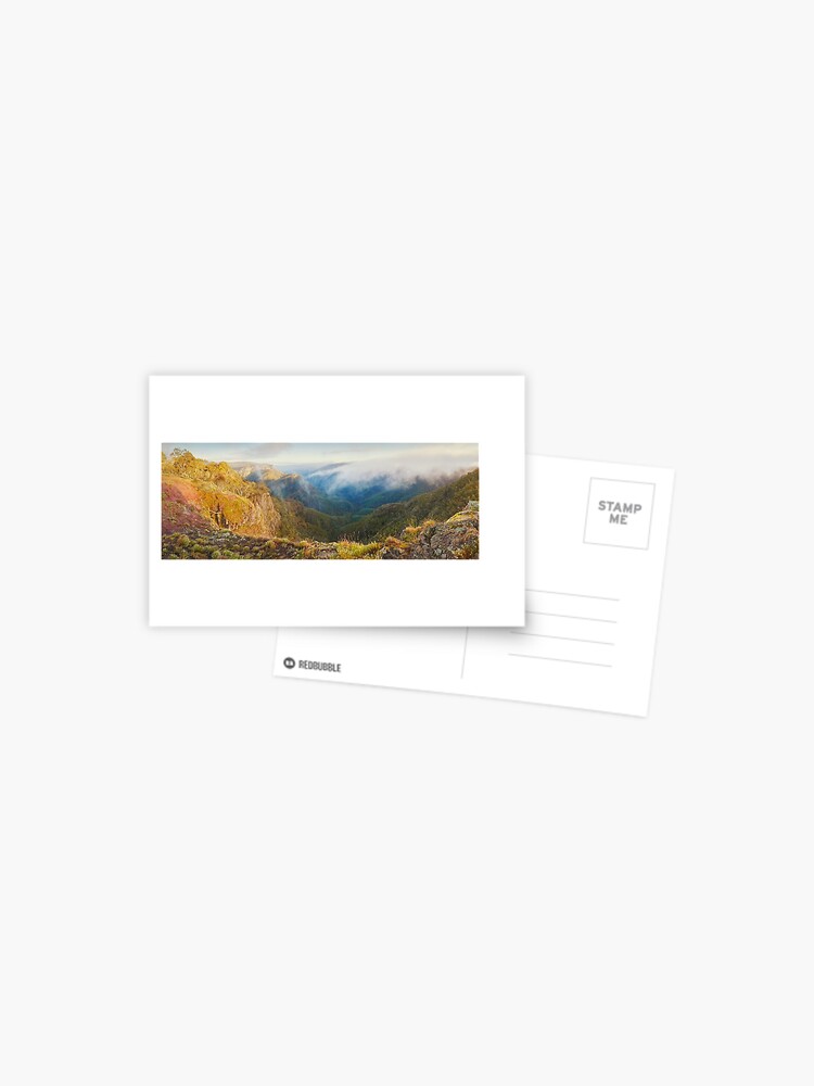Thumbnail 1 of 2, Postcard, Dimmicks Lookout, Alpine National Park, Victoria, Australia designed and sold by Chockstone.