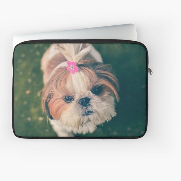 CustomLittleHome Happy Puppy Custom Lapotp Sleeves Bags 13 Art Printing Twin Sides 
