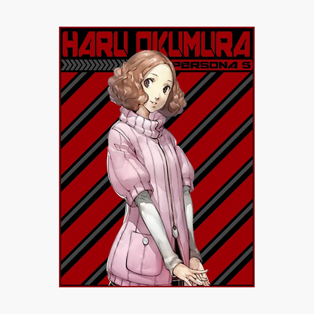 Persona 5 Haru Okumura Poster For Sale By Votrevpx Redbubble