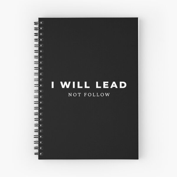 Item preview, I Will Lead, Not Follow designed and sold by passionmission.