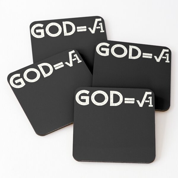 Item preview, God Is Imaginary Atheist Math Pun designed and sold by ZavageDesigns.