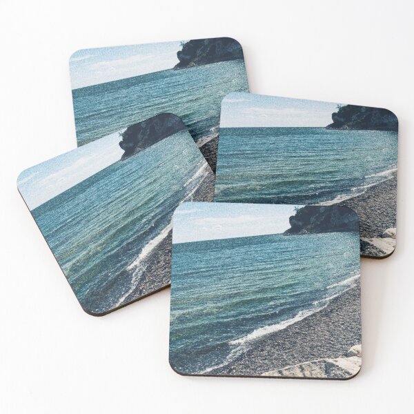Item preview, Grainy old school ocean waves designed and sold by MariiaCreation.