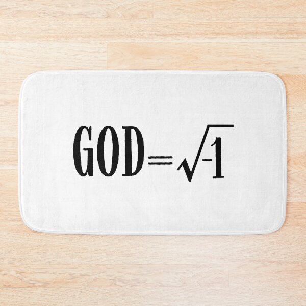 Item preview, God Is Imaginary Atheist Math Pun designed and sold by ZavageDesigns.