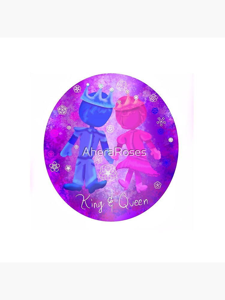 Thumbnail 4 of 4, Pillow, King and Queen designed and sold by AheraRoses.